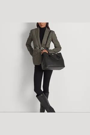 Ralph Lauren Bolso satchel Marcy de piel