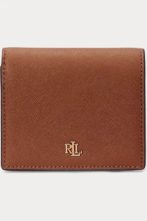 Ralph Lauren Cartera compacta de piel cruzada