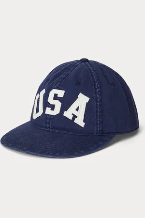 Ralph Lauren Gorra de sarga con aplique