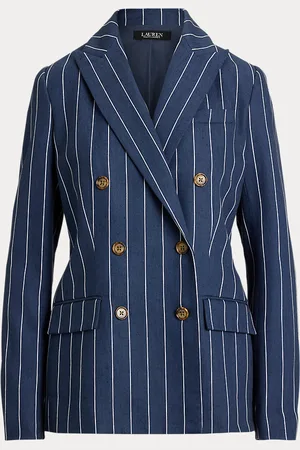 Ralph Lauren Blazer con doble botonadura y rayas