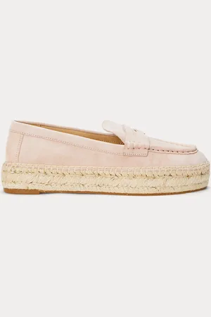 Ralph Lauren Alpargata mocasín Luize de ante