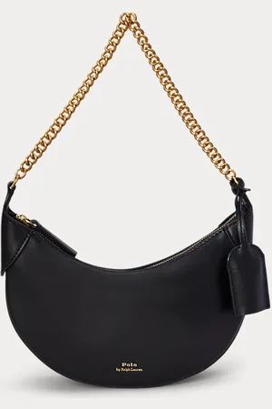 Ralph Lauren Minibolso Polo ID de piel con cadena