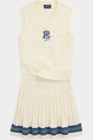 Ralph Lauren Falda y chaleco de punto de algodón