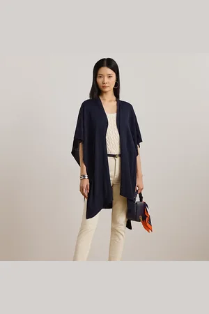 Ralph Lauren Ruana de punto con logotipo en jacquard