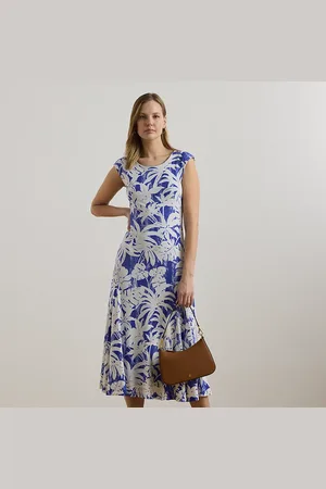 Ralph Lauren Vestido de punto elástico con estampado