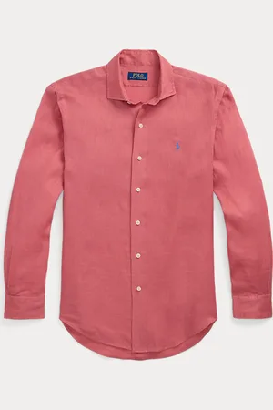 Ralph Lauren Camisa de lino Custom Fit