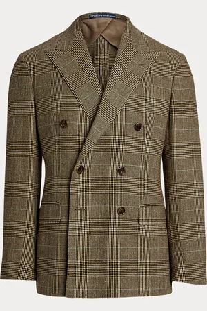Ralph Lauren Chaqueta de traje Polo con cuadros Glen