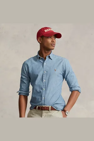 Ralph Lauren Camisa de cambray Slim Fit