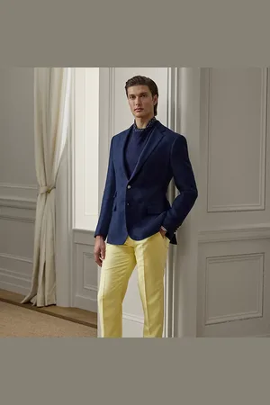 Ralph Lauren Pantalón Gregory de seda y lino
