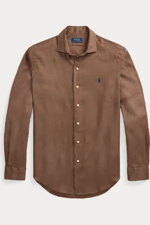 Ralph Lauren Camisa de lino Custom Fit