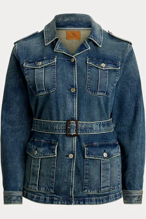 Ralph Lauren Tallas Grandes - Cazadora de denim con cinturón