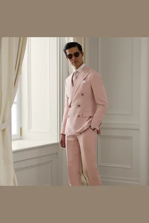 Ralph Lauren Pantalón Gregory de seda y lino