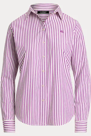 Ralph Lauren Tallas Pequeña - Camisa de paño con rayas Classic Fit