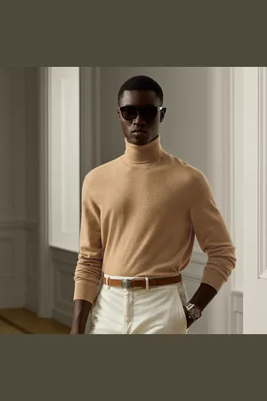 Ralph Lauren Jersey de cachemira con cuello vuelto