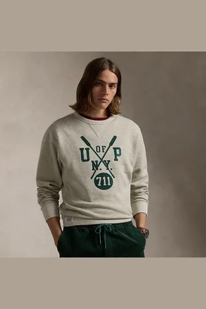 Ralph Lauren Sudadera de felpa flameada con gráfico
