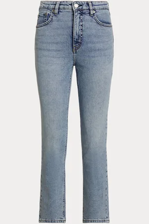 Ralph Lauren Jeans rectos tobillero de tiro alto