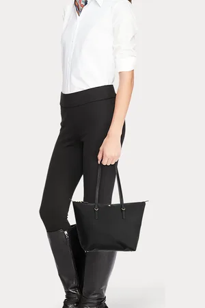 Ralph Lauren Bolso tote Keaton mediano de oxford