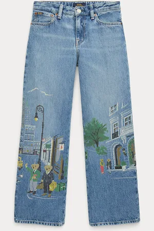 Ralph Lauren Jeans Straight Fit de tiro alto