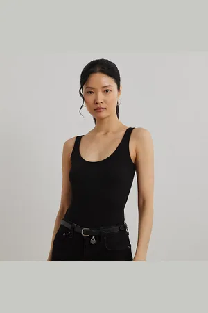 Ralph Lauren Camiseta de tirantes de algodón elástico