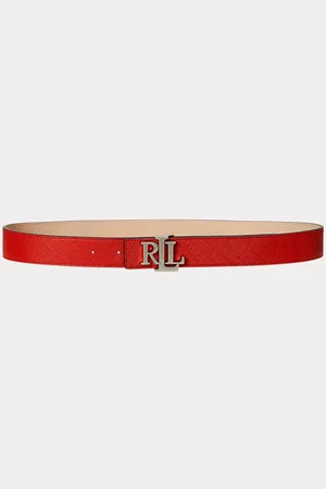 Ralph Lauren Cinturón reversible de piel con textura