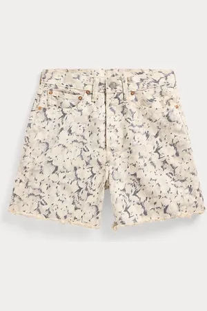 Ralph Lauren Pantalón corto de denim con flores