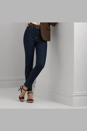 Ralph Lauren Tallas Pequeña - Jeans Skinny Ankle Fit de tiro alto