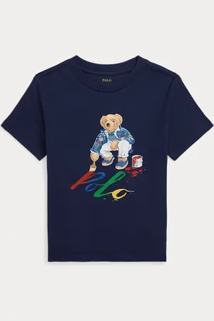 Ralph Lauren Camiseta en punto de algodón Polo Bear