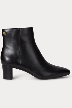 Ralph Lauren Botín Demi de piel bruñida