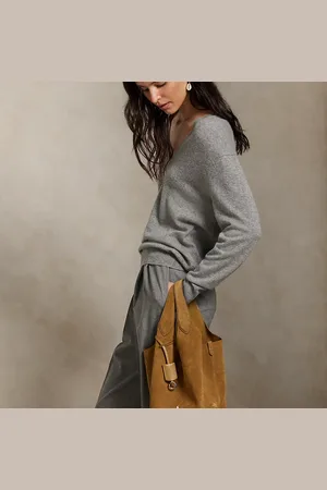 Ralph Lauren Bolso tote Polo Play mediano de ante