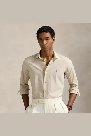 Ralph Lauren Camisa elástica Custom Fit de popelina