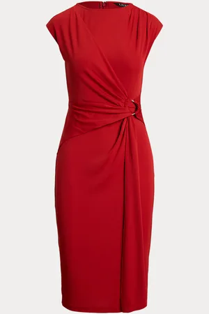Ralph Lauren Vestido de punto con manga casquillo