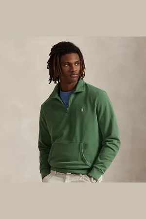 Ralph Lauren Sudadera de rizo con cremallera corta
