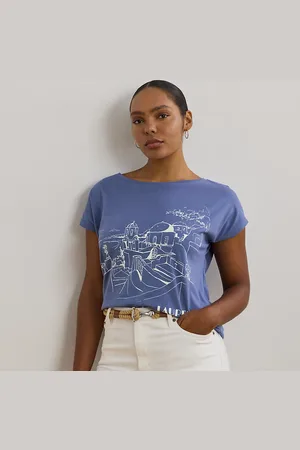 Ralph Lauren Tallas Grandes - Camiseta de punto jersey con gráfico