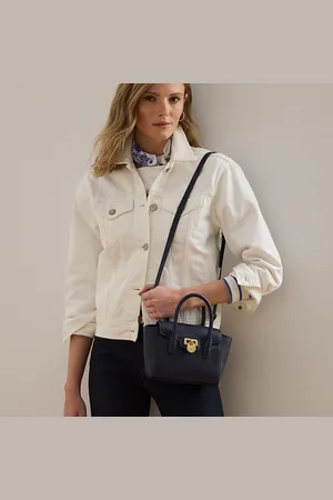 Ralph Lauren Bolso satchel Tanner pequeño de piel