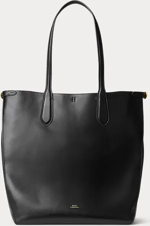 Ralph Lauren Bolso tote Bellport alargado de piel