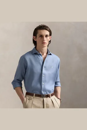 Ralph Lauren Camisa de lino Custom Fit