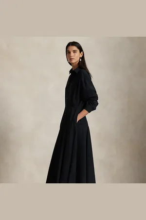 Ralph Lauren Vestido camisero de loneta de algodón