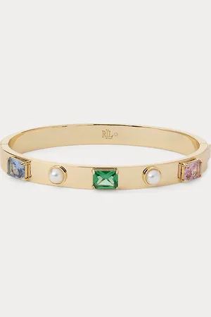 Ralph Lauren Pulsera con gemas y perlas de imitación