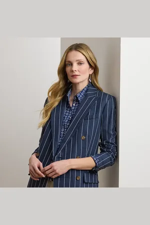 Ralph Lauren Blazer con doble botonadura y rayas