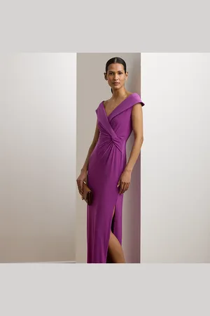 Ralph Lauren Tallas Pequeña - Vestido de noche de punto