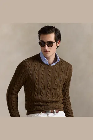 Ralph Lauren Jersey de algodón en punto de ochos