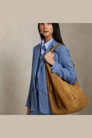 Ralph Lauren Bolso tote Polo Play grande de ante