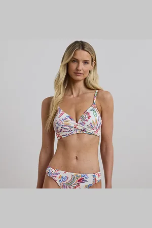 Ralph Lauren Braga de bikini hípster con flores
