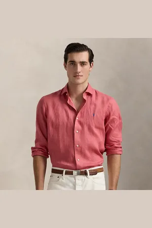 Ralph Lauren Camisa de lino Custom Fit