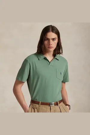 Ralph Lauren Polo de algodón y lino Standard Fit