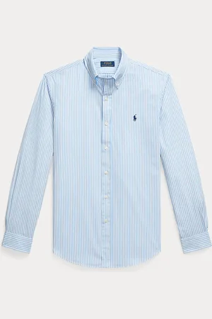 Ralph Lauren Camisa Custom Fit de popelina elástica