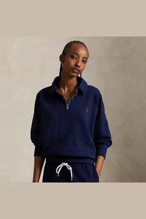 Ralph Lauren Jersey de felpa ligera con cremallera
