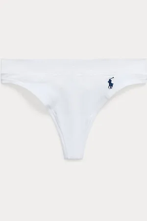 Ralph Lauren Tanga de tiro medio de algodón elástico