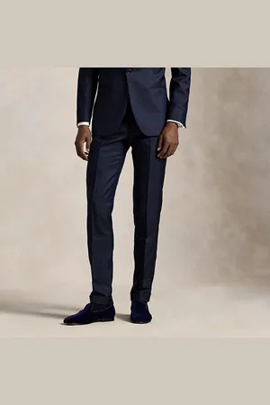 Ralph Lauren Pantalón de esmoquin de mezcla de seda