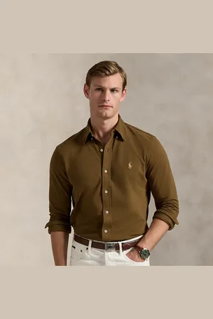 Ralph Lauren Camisa de piqué ultraligero